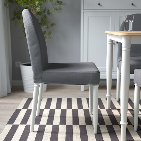 IKEA DANDERYD chair, white/Vissle gray, Ikea Ireland | 3912KICBJ