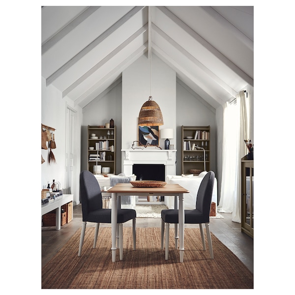IKEA DANDERYD dining table, 51 1/8x31 1/2 in Oak Veneer / White, Ikea Ireland | 8712HYGLU