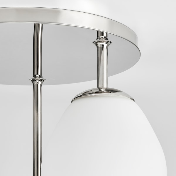 IKEA DEJSA ceiling lamp with 3 lights, chrome plated/opal glass, Ikea Ireland | 3670HRSCU