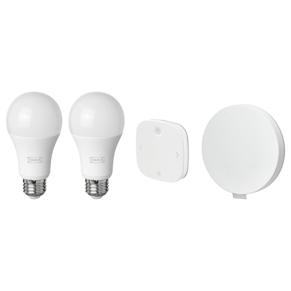 IKEA DIRIGERA lighting kit with hub, smart wireless dimmable/white spectrum, E26, Ikea Ireland | 4569XEBTC