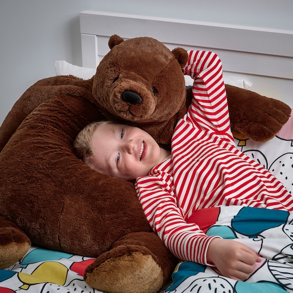 IKEA DJUNGELSKOG soft toy, brown bear, Ikea Ireland | 5498QBSWN