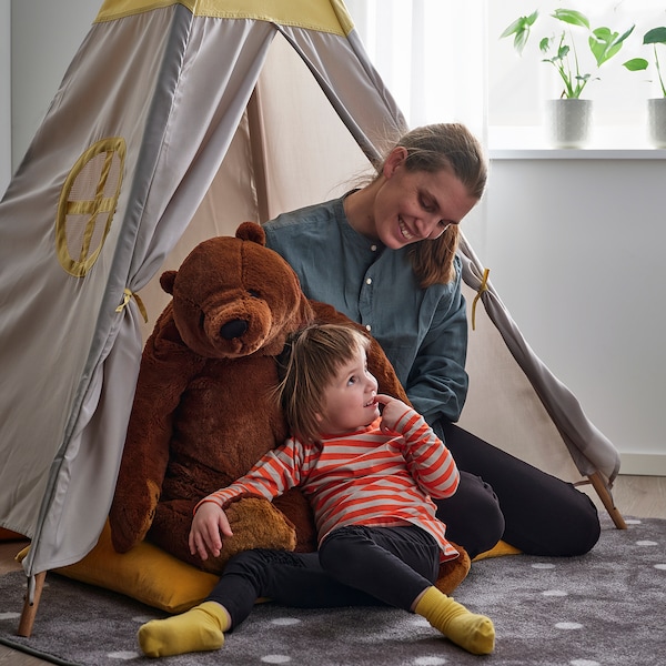 IKEA DJUNGELSKOG soft toy, brown bear, Ikea Ireland | 5498QBSWN