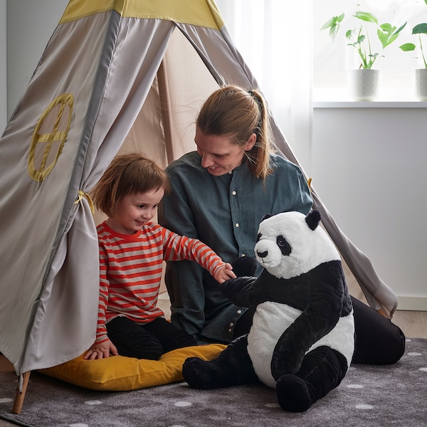 IKEA DJUNGELSKOG soft toy, panda, Ikea Ireland | 7190VFESN
