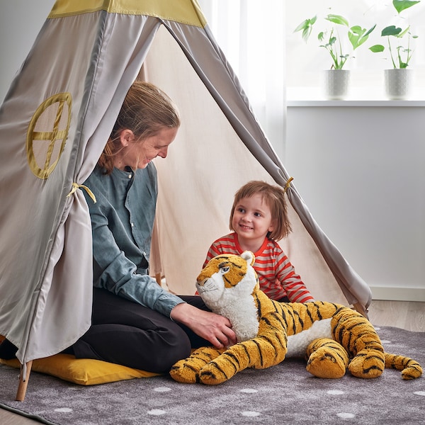IKEA DJUNGELSKOG soft toy, tiger, Ikea Ireland | 5796EYUNZ