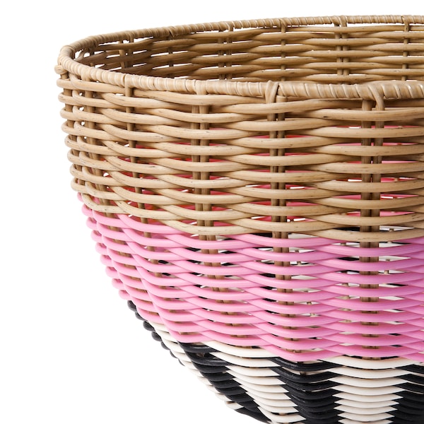 IKEA DJURTRÄNARE basket, beige/pink, 12 ½x7 ½ in, Ikea Ireland | 4095TNMAV