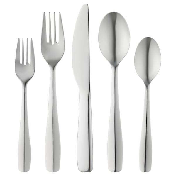 IKEA DOFTSAM 20-piece flatware set, stainless steel, Ikea Ireland | 6832XNICS