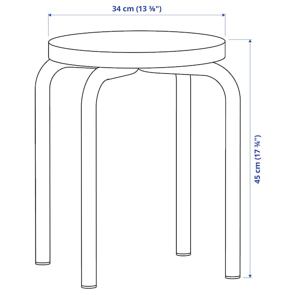 IKEA DOMSTEN stool Light Green / Pine, Ikea Ireland | 3972DOFNC