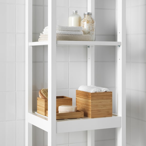 IKEA DRAGAN 4-piece bathroom set, bamboo, Ikea Ireland | 0136YMPRV