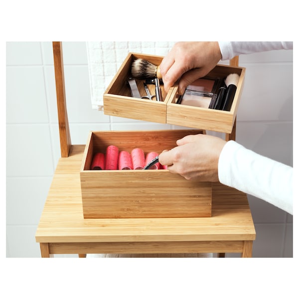 IKEA DRAGAN box, set of 3, bamboo, 9 ¼x6 ½x5 ½ in, Ikea Ireland | 8309BYEGS