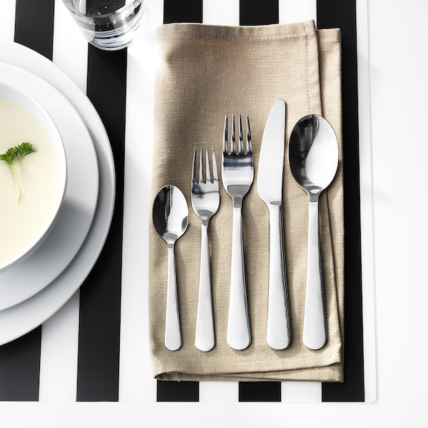 IKEA DRAGON 20-piece flatware set, stainless steel, Ikea Ireland | 0532DSQOG