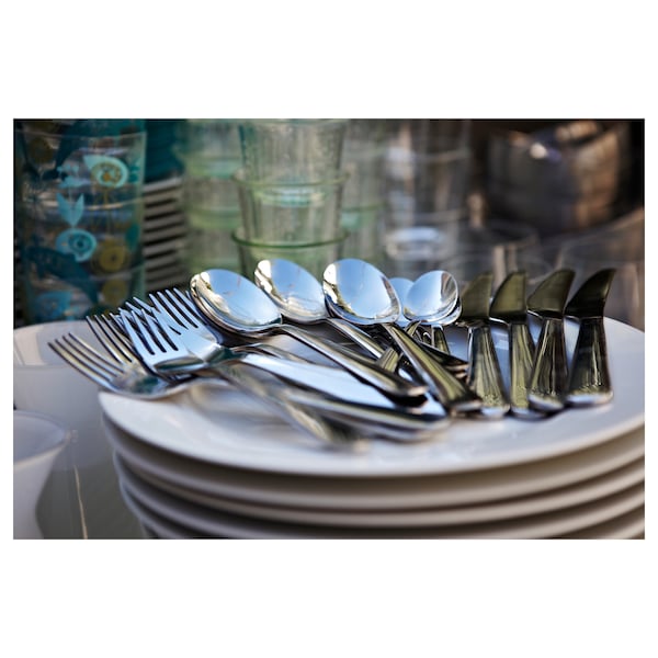 IKEA DRAGON 20-piece flatware set, stainless steel, Ikea Ireland | 0532DSQOG