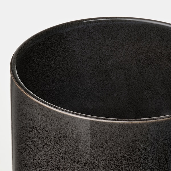 IKEA DRÖMSK plant pot, indoor/outdoor, 6 in Anthracite, Ikea Ireland | 5317RDJVZ