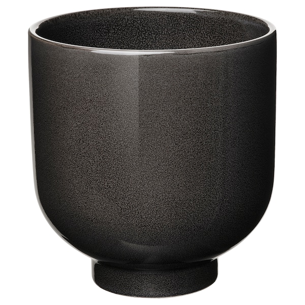 IKEA DRÖMSK plant pot, indoor/outdoor, 6 in Anthracite, Ikea Ireland | 5317RDJVZ