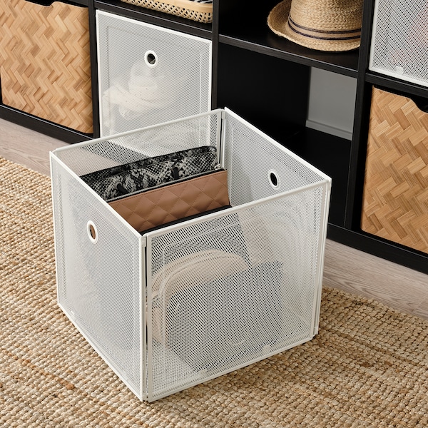 IKEA DRÖNJÖNS storage box, white, 13x14 ½x13 in, Ikea Ireland | 4985UCYWB