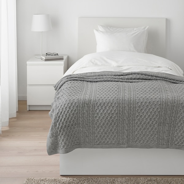IKEA DÅRÖRT throw, gray, 51x67 in, Ikea Ireland | 3418UYKFT