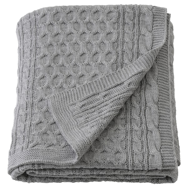 IKEA DÅRÖRT throw, gray, 51x67 in, Ikea Ireland | 3418UYKFT