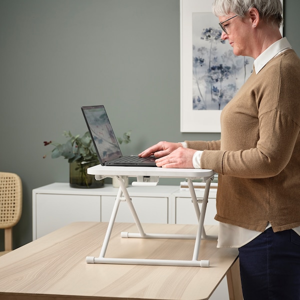 IKEA DUBBLA laptop stand, white, 23 5/8x15 3/4 in, Ikea Ireland | 2368PHNWC