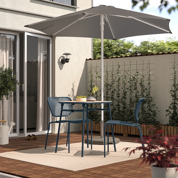 IKEA DUVSKÄR table, outdoor, black-blue/eucalyptus, 29 7/8x24 3/4 in, Ikea Ireland | 4276EJCAR