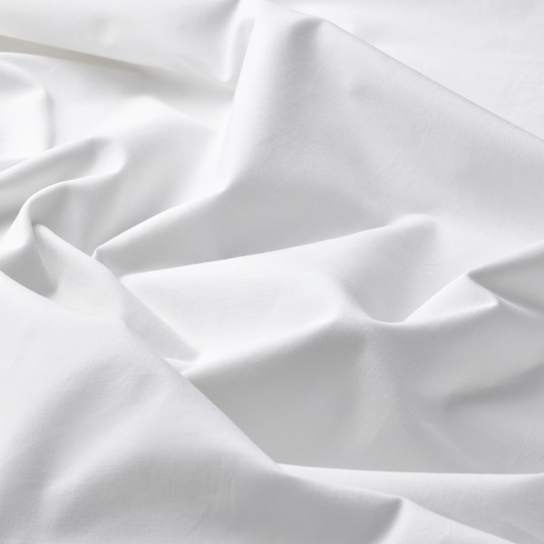 IKEA DVALA duvet cover and pillowcase(s), Twin White, Ikea Ireland | 3025WZGRT