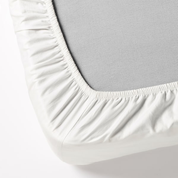 IKEA DVALA fitted sheet, King White, Ikea Ireland | 7310NVOTG