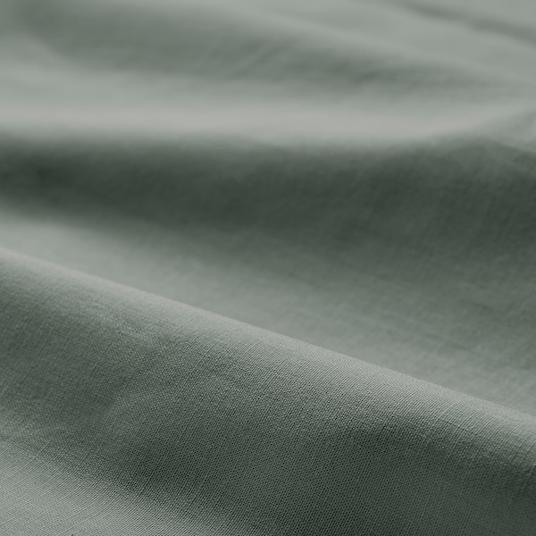 IKEA DVALA pillowcase, King, 2 pack Gray / Green, Ikea Ireland | 8625UXCSK