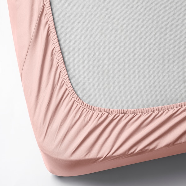 IKEA DVALA sheet set, King Light Pink, Ikea Ireland | 2750DLTQG