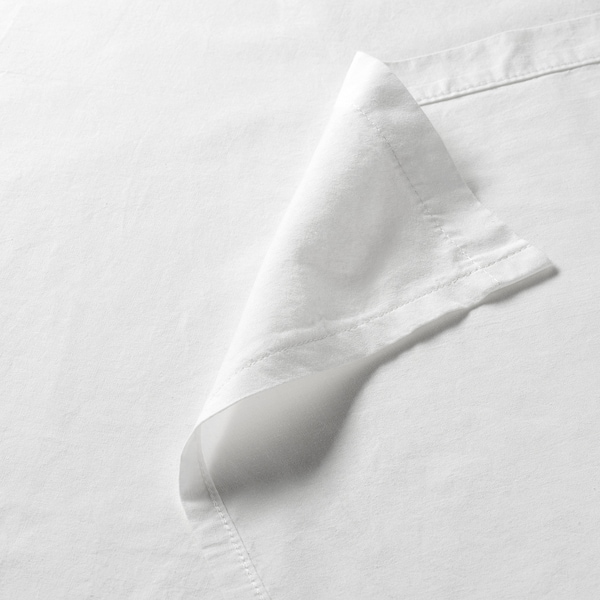IKEA DVALA sheet set, King White, Ikea Ireland | 6738SVKUD