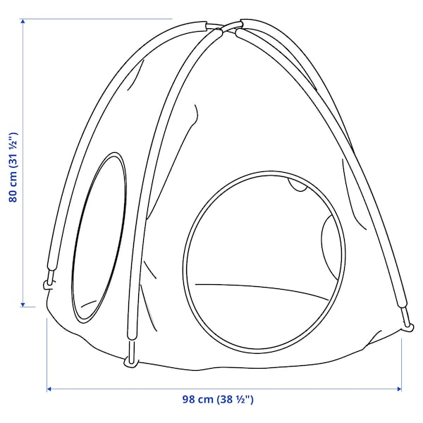IKEA DVÄRGMÅS children's tent, green, Ikea Ireland | 0628UYMNX