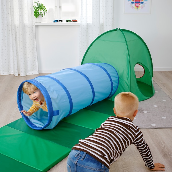 IKEA DVÄRGMÅS play tunnel, blue/green, Ikea Ireland | 8364EUSKZ