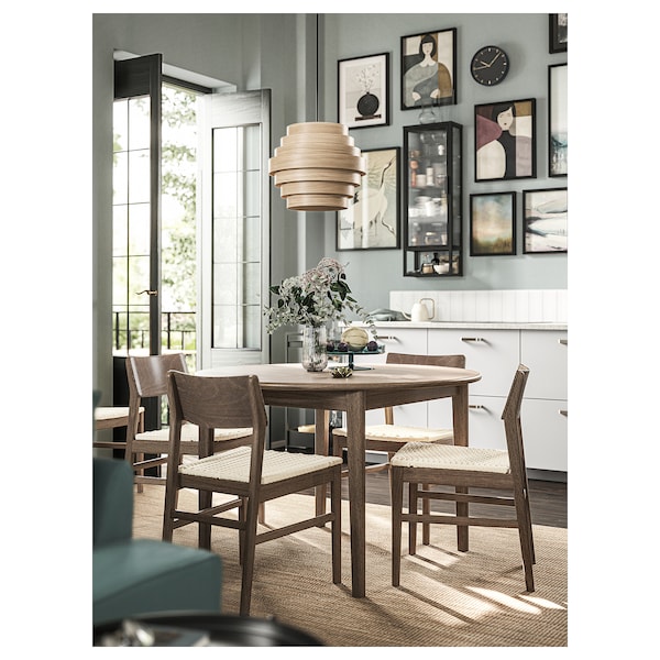 IKEA DYKARKLOCKA / HEMMA pendant lamp, white stained oak veneer/black, 16 in Black, Ikea Ireland | 3821WJFLY