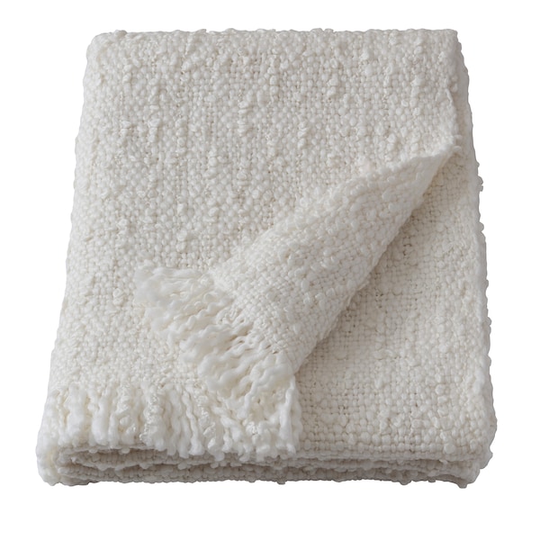 IKEA DYSTERMAL throw, off-white, 51x67 in, Ikea Ireland | 7269DJSMN