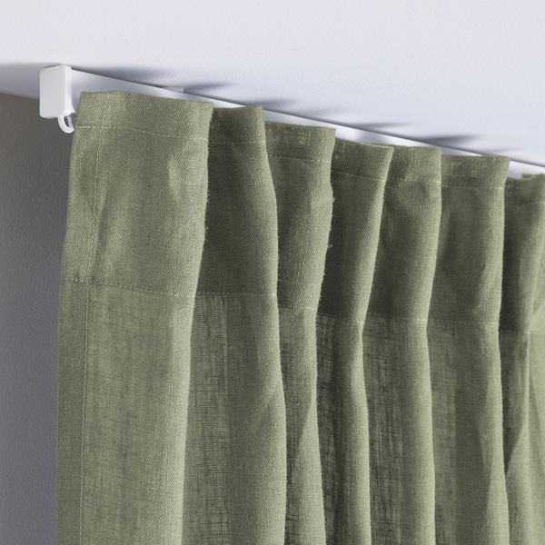 IKEA DYTÅG curtains, 1 pair, 57x98 in Gray / Green, Ikea Ireland | 6830YOSJZ