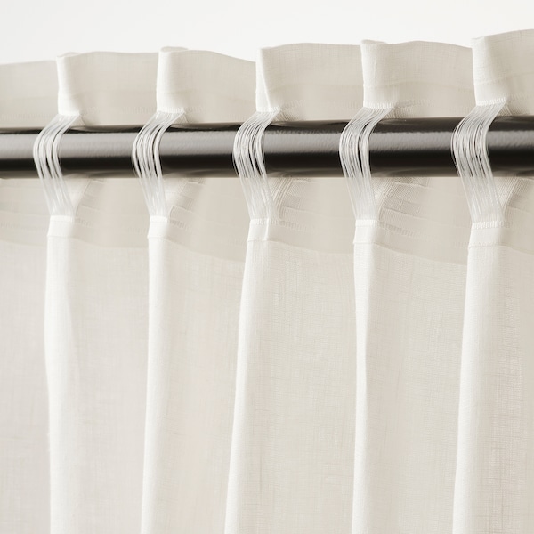 IKEA DYTÅG curtains, 1 pair, 57x98 in White, Ikea Ireland | 0869NMDQY