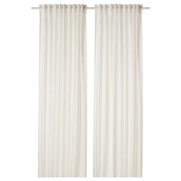 IKEA DYTÅG curtains, 1 pair, 57x98 in White, Ikea Ireland | 0869NMDQY