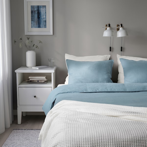 IKEA DYTÅG duvet cover and pillowcase(s), Full/Queen (Double/Queen) Blue, Ikea Ireland | 8269HDRZX