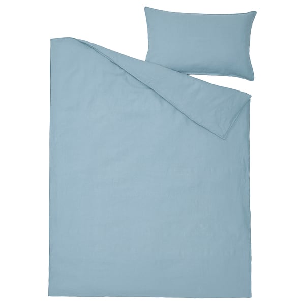 IKEA DYTÅG duvet cover and pillowcase(s), Twin Blue, Ikea Ireland | 1204LJRSA