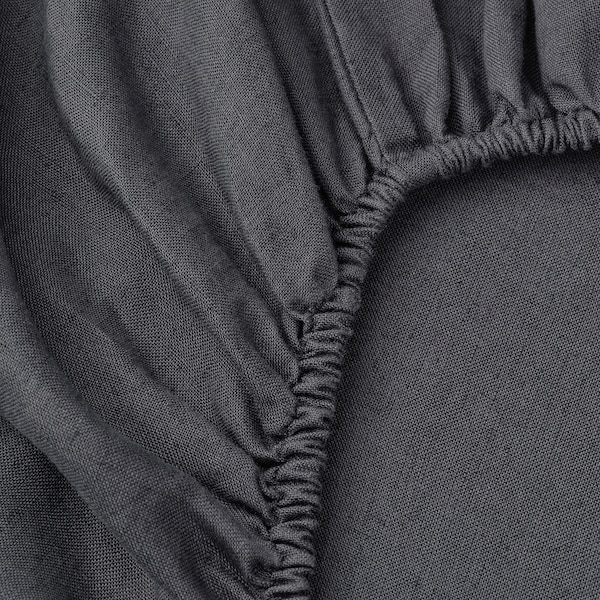 IKEA DYTÅG fitted sheet, Queen Dark Gray, Ikea Ireland | 8570JZTFM