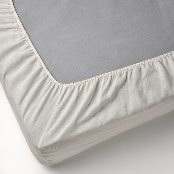 IKEA DYTÅG fitted sheet, Queen White, Ikea Ireland | 3894BCRGT