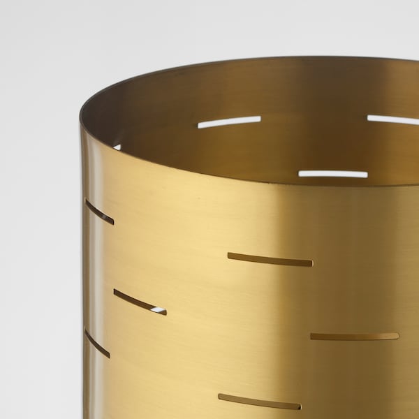 IKEA EBBEMÅLA table lamp with LED bulb, brass color, 25 in, Ikea Ireland | 8307KCTFJ