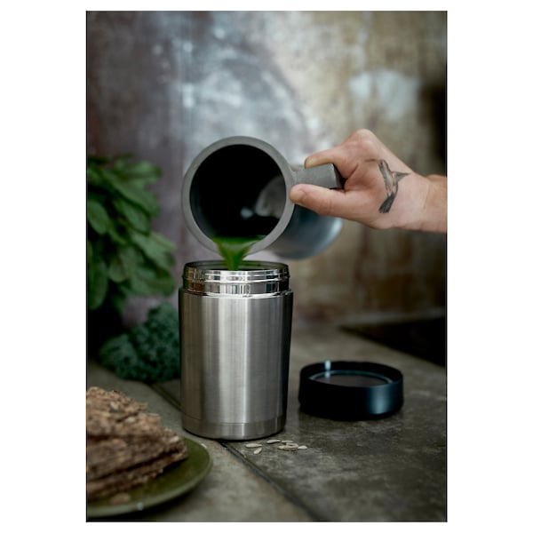 IKEA EFTERFRÅGAD Vacuum food container, stainless steel, Ikea Ireland | 4369LBWPV