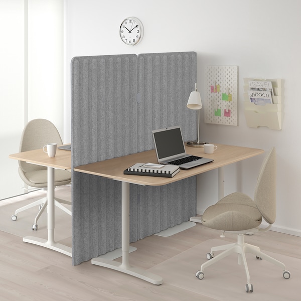 IKEA EILIF screen, freestanding, gray, 31x59 in, Ikea Ireland | 9542GLEBS
