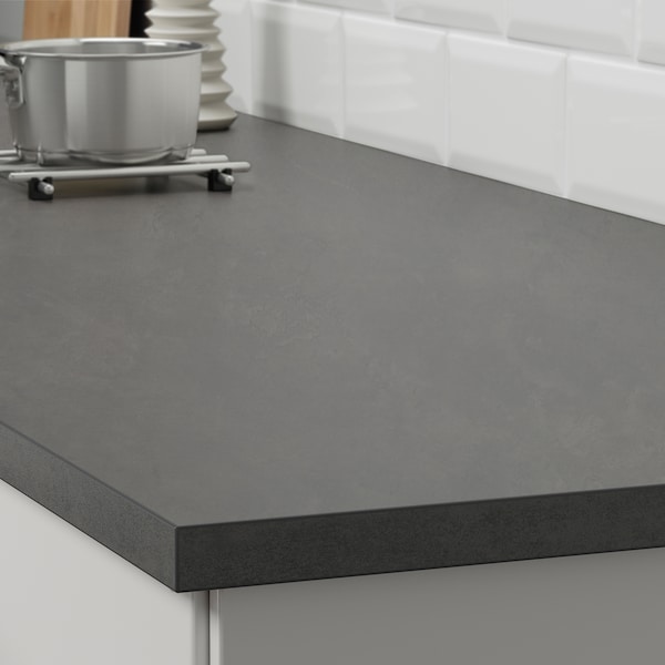 IKEA EKBACKEN Countertop laminate, 74x1 1/8 in Concrete Effect, Ikea Ireland | 6031WCLMS