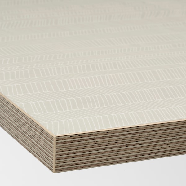 IKEA EKBACKEN Countertop, matte beige, patterned laminate, 98x1 1/8 in, Ikea Ireland | 7629LANOX