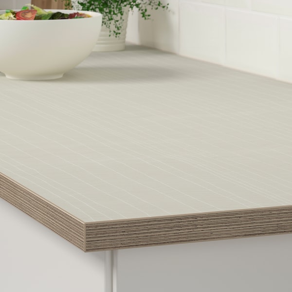 IKEA EKBACKEN Countertop, matte beige, patterned laminate, 74x1 1/8 in, Ikea Ireland | 8415IJOMW