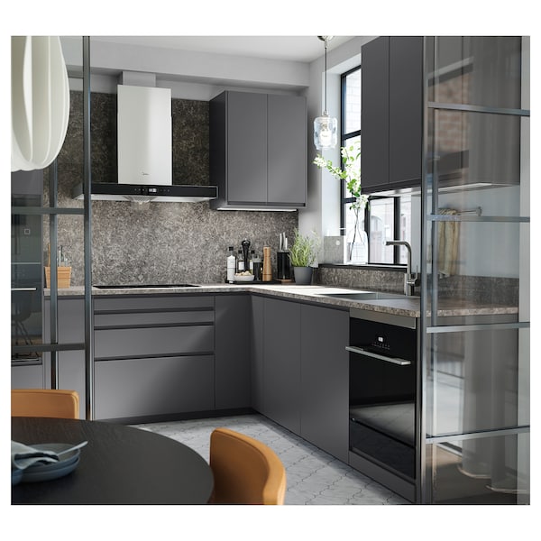 IKEA EKBACKEN countertop, 74x1 1/8 in Dark Gray Marble Effect / Laminate, Ikea Ireland | 3172BLEQH
