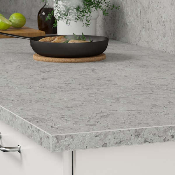 IKEA EKBACKEN countertop, 74x1 1/8 in Limestone Effect / Laminate, Ikea Ireland | 7945AHOVW