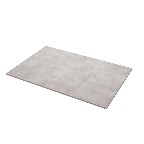 IKEA EKBACKEN countertop for kitchen island, laminate, 74x42x1 1/8 in Light Gray Concrete Effect / Laminate, Ikea Ireland | 7821BERQD