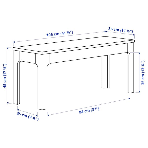 IKEA EKEDALEN Bench, dark brown, Ikea Ireland | 6230MRCID
