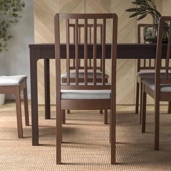 IKEA EKEDALEN Chair, Orrsta light gray Brown, Ikea Ireland | 5207FRJUB