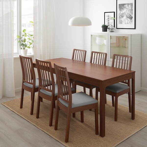IKEA EKEDALEN Chair, Orrsta light gray Brown, Ikea Ireland | 5207FRJUB